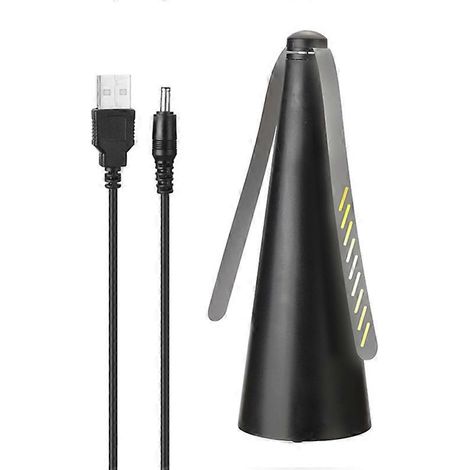 Ventilateur anti-mouches rechargeable USB pour la protection des aliments - Protège les aliments des mouches - Noir (1/5)
