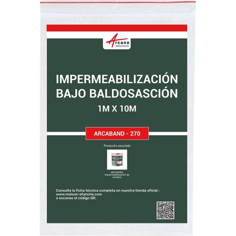 Banda de refuerzo de poliéster, para revestimiento impermeabilizante - ARCABAND 270