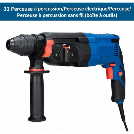 Perforateur Burineur 220V modèle 32 tête simple machine nue emmanchement rond 4 cannelures 1 kg – Livraison gratuite