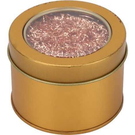 Boule de Nettoyage de Fil de Nettoyeur de Pointe de Fer à Souder en Acier Inoxydable, en Acier Inoxydable, Adaptée au Nettoyage de la Tête de Fer à Souder (1/5)