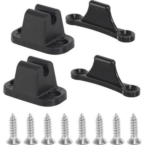 2 PièCes Kit de Retenue de Porte, Clip de Porte de Caravane en Forme de T de Retenue de Porte, Porte de Retenue de Porte ArrêT de Porte pour Caravane et Camping Car Bateaux Armoires (1/5)