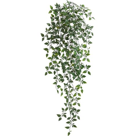 Plante Artificielle - Liane Murale à Feuilles Vertes - Diamètre 95 cm - Pour Décoration Intérieure - 1 Pièce (1/5)
