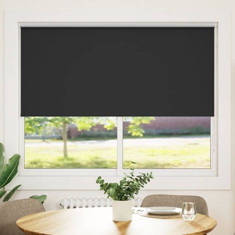 Store occultant à enrouleur 164,4 x 175 cm, largeur du tissu 160 cm, noir (1/5)