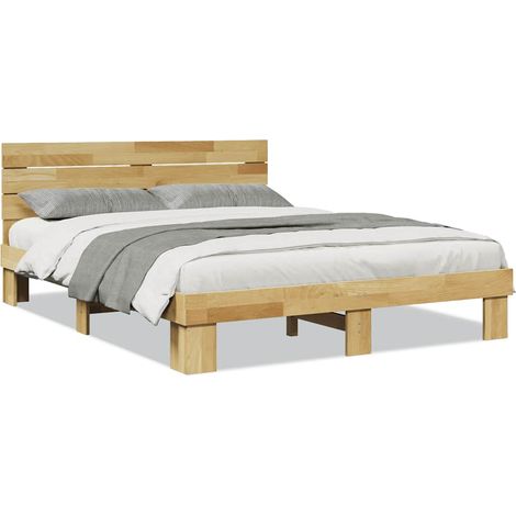 Maison Exclusive - Struttura Letto con Testiera Senza Materasso 135x190 cm