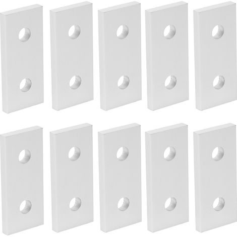 Two-hole connecting plate aluminum profile flat connecting plate vertical connecting plate (sold in sets of ten) 2020-2 holes (1/5)
