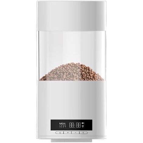 Aquarium Distributeur Automatique pour Poisson 500ml Fish Distributeur de Nourriture Réglable Mangeoire Poisson pour Les Vacances Noir pour Les Vacances et Les Week (1/5)