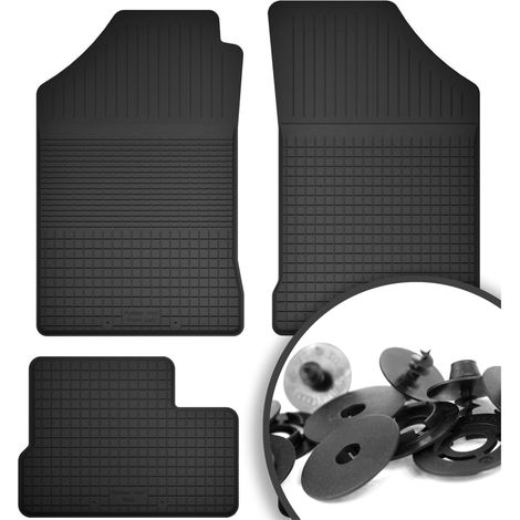 Gummimatten + Stopper für: Opel Astra F Schrägheck, Limousine, Kombi, Cabriolet (1991-2002)