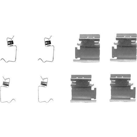 Kit d'accessoires, plaquette de frein à disque BOSCH 1 987 474 311 ABARTH