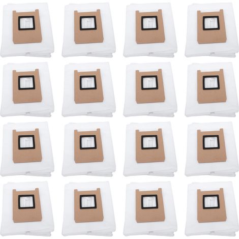 16 sacs de rechange pour aspirateur robot Eufy E28 OMNI, capacité de 3 litres, 4 couches épaisses. (1/5)