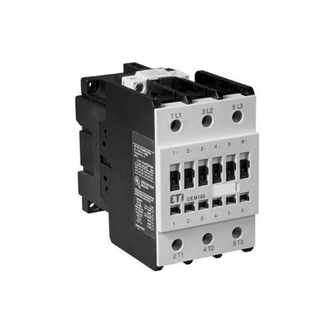 Contattore di potenza eti cem105.00 105A 230V
