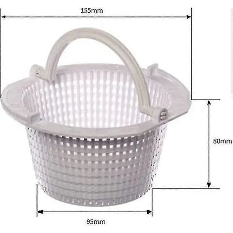 Panier de skimmer de piscine, crépine, panier de rechange pour skimmer de piscine, panier de filtre pour piscine, paniers de skimmer pour piscines enterrées Banmo-AquaForge