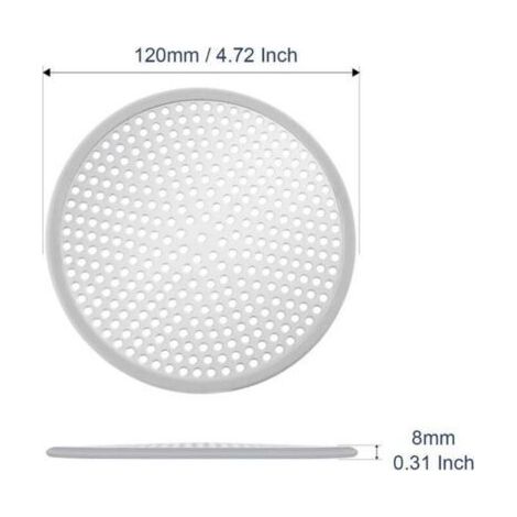 NALOOKAMIC  Attrape Cheveux Douche, Filtre Cheveux Douche Baignoire 120 mm-3 Pièces