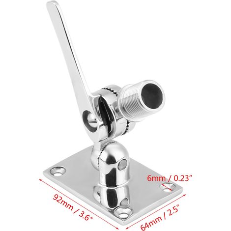 Support d'antenne en acier inoxydable 316 résistant à la corrosion et à l'oxydation, pour accessoires marins (1/5)