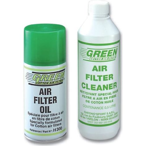 NH01 - Kit de Nettoyage Filtres Maxi - Nettoyant 500mL Huile 300mL