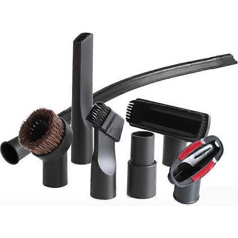 Ensemble d'accessoires pour aspirateur 7 en 1 : brosse + embout + suceur plat + embout pour escaliers (interface 32/35 mm), durable, fiable et universel (1/5)