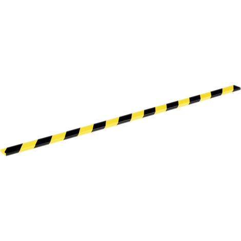 Durable 1107130 Schutzprofil Schwarz, Gelb (L x B x H) 1000 x 40 x 10 mm
