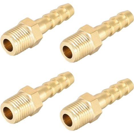 Raccord Cannelé Tuyau Laiton Connecteur 6mm x M10 x 1 (1/3)