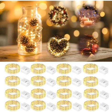 Small LED Fairy Lights, 2 m 20 LED Mini String Lights (1/5)