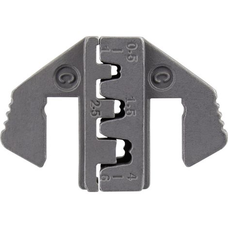 TOOLCRAFT PLE-0C TO-7875681 Crimpstempel Flachstecker  0.5 bis 6 mm²   Passend für Marke (Zangen) TO (1/3)