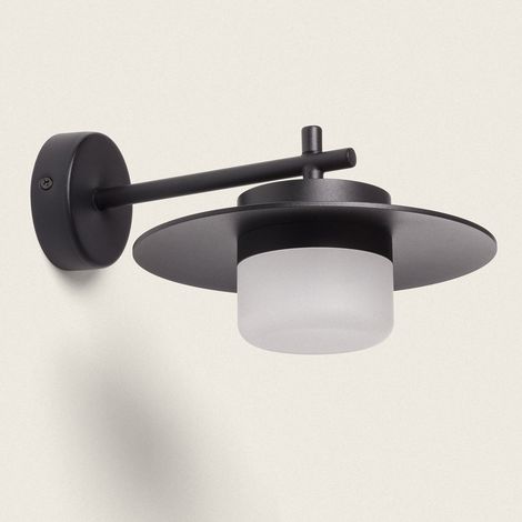LED Wandleuchte 6W Außen Aluminium Kaepp Schwarz (1/3)