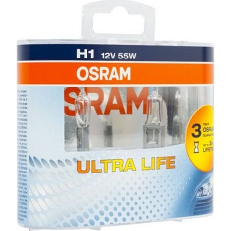 Osram Automotive 64150ULT-HCB Lampadina alogena Ultra Life H1 55 W 12 V (1/4)