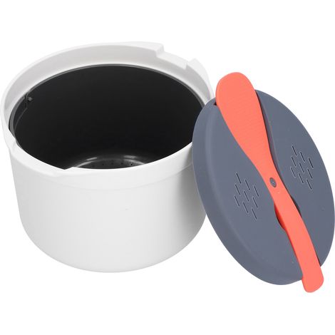 Cuit-vapeur riz micro-ondes 2 couches, cuiseur résistant haute température, bol vapeur pour riz (1/5)