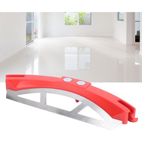 Raspador de cubos con soporte magnético: raspador de mortero para azulejos con borde de acero inoxidable y soporte magnético para llana para cubos de 5 galones. (1/5)