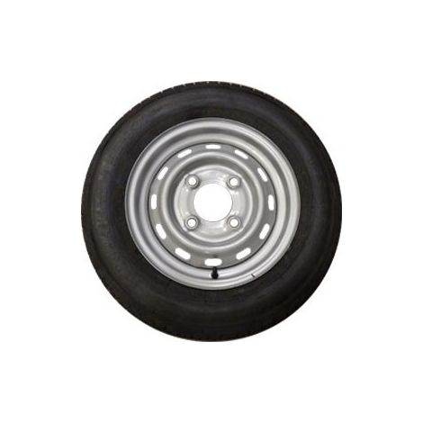 Maxter – Roue de remorque 165/70x13 – Charge maximale 437 kg – Entraxe 4 trous 130 mm – Déport de jante +20 mm – Vitesse max 130 km/h