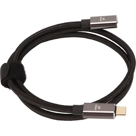 Câble USB-C 80cm Thunderbolt 4, Charge Rapide 100W PD, Transfert Haut Débit 40Gbps, Support Vidéo 8K 60Hz (1/5)
