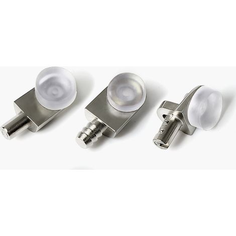 12pcs Support pour tablette en verre de 5 mm – Zinc (1/4)