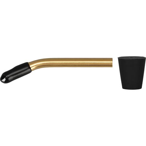 Rallonge de bec verseur pour bouilloire, bec verseur portable en acier inoxydable, rallonge de bec verseur pour cafetière, pour la maison, la cuisine et l'extérieur, noir (1/5)