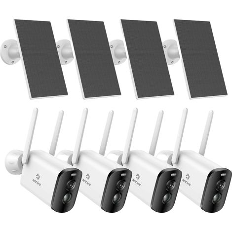 Telecamera di sicurezza Wi-Fi, risoluzione 4MP, connettività wireless, batteria da 5200 mAh, I81BL 4PCS (1/2)