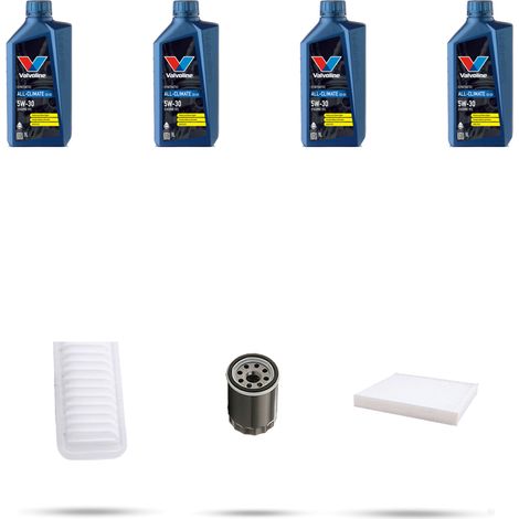 Kit tagliando 3 FILTRI e 4L OLIO compatibile con Suzuki Swift IV 1.4 70kw dal 2011 (1/5)