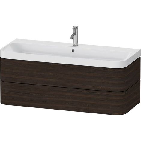 DURAVIT HP4349O69690000 WTU avec Happy D.2 Plus, 2 abattants, 1 trou de robinetterie