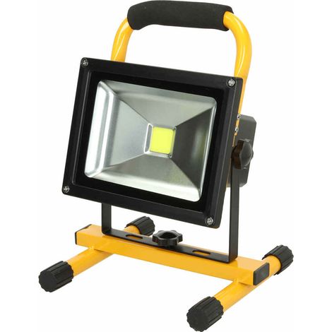 Projecteur LED portatif sur accu 20 W 1350 lm 6000 k
