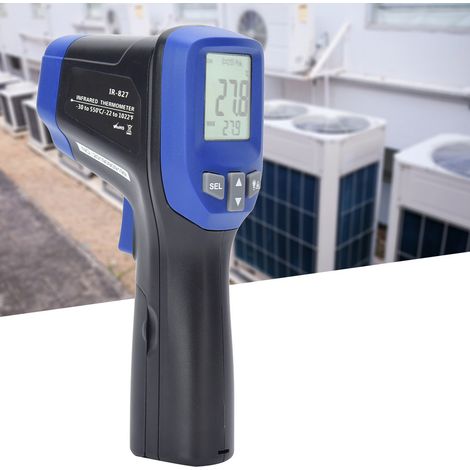 Thermomètre portable miniature IR-827 avec affichage numérique de la température infrarouge (12:1) pour une utilisation en extérieur (1/5)