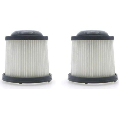Lot de 2 filtres de rechange pour filtres Black & Decker pour aspirateurs PVF110, PHV1210 et PHV1810, compatibles avec la pièce 90552433 (1/4)