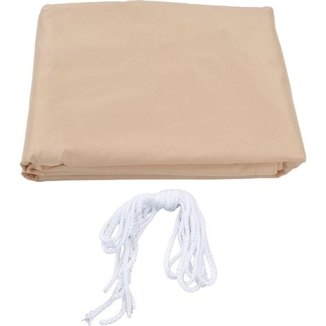 Pare-Soleil 2x3m, Voile D'ombrage Léger Portable en Polyester Durable Résistant à l'usure Beige Quadrangle (1/5)