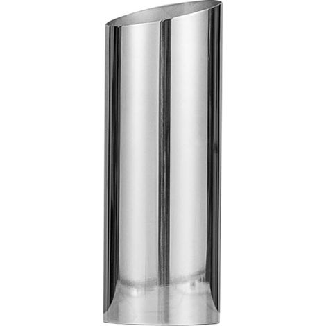 Vase Cylindrique Acier Inoxydable Argenté pour de Plantes Support Floral Moderne et Élégant pour Décoration Intérieure et Faux Fleurs (1/5)