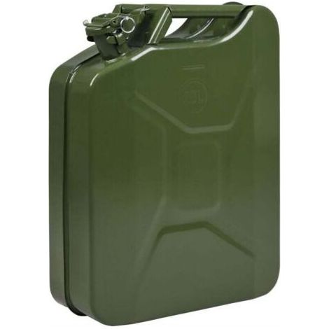 Jerrican en métal 20L homologation ONU transport stockage liquides diesel huile voiture moto bidon récipient (1/5)