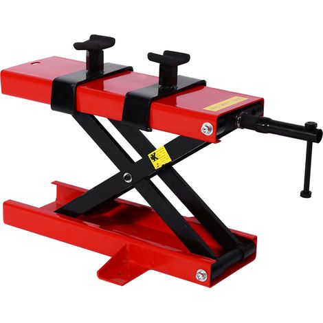 Banc d'atelier de levage de ciseaux de centre de support de vélo de moto 500KG (1/5)