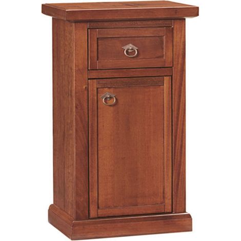 KALEB - mobile portatelefono in legno massello cm 46 x 31 x 76 h