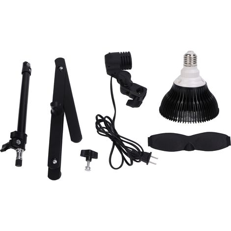 Support inclinable triangulaire pour lampe infrarouge, appareil de thérapie par lumière rouge antidouleur, tension 110-240V avec prise US, réglable (1/5)