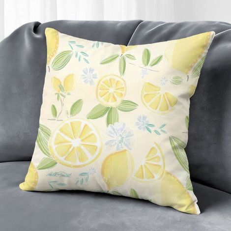 Housse de coussin floral coloré, décoration canapé intérieur,50×50cm (1/5)