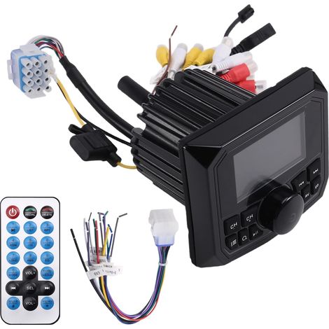 Radio Stéréo Marine MP5, Récepteur FM AM, Étanche, Connexion 5.0BT, pour Bateau, Yacht, Chariot.