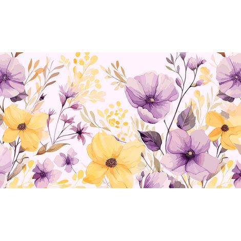 Papier peint panoramique - Fleurs - 130 cm x 73 cm (1/2)