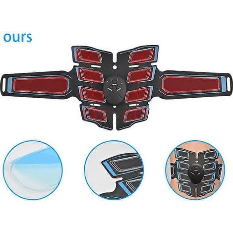 Abdominales Elektrostimulationsgerät für Muskeltraining, intelligentes EMS-Fitnessgerät für Männer - AquaForge