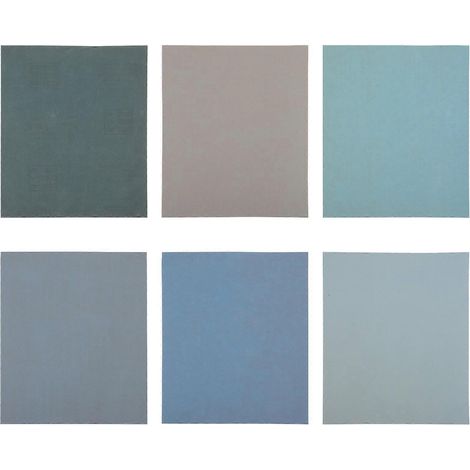 feuilles de papier de verre abrasif imperméable pour polissage à l'eau et à sec (grain 1200/1500/2000/2500/3000/4000)-28x22.8CM (1/3)