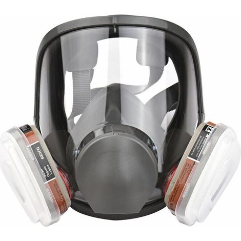 Respirateur intégral réutilisable 16 en 1 pour vapeurs organiques, idéal pour la peinture, le polissage, le soudage et autres protections professionnelles. (1/4)