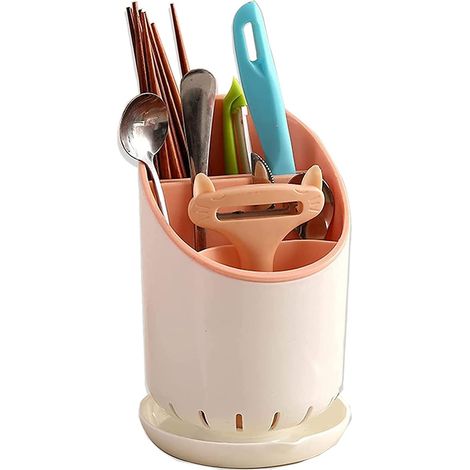 Range-couverts (rose + blanc)